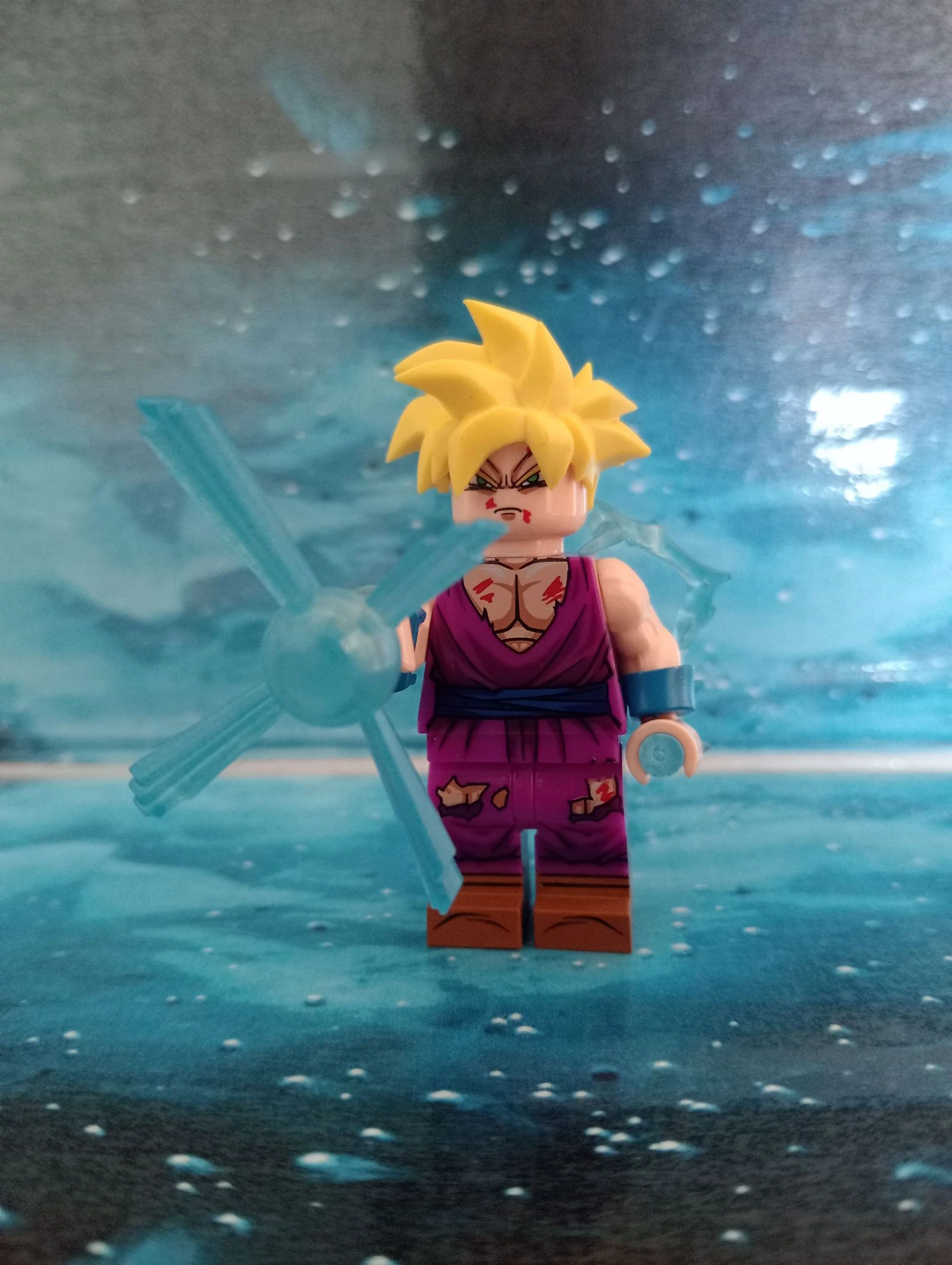 Figura Dragon Ball tipo LEGO